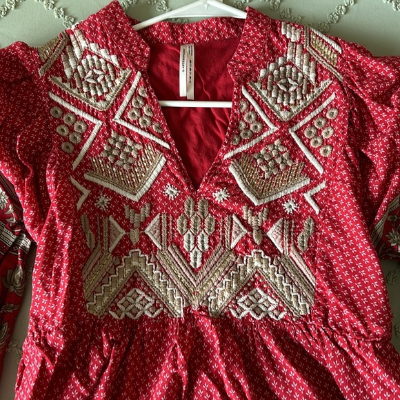 Embroidered Anthropologie top - Picture 2 of 4